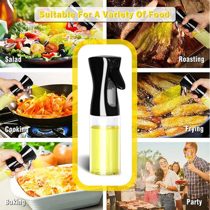 3-Pack Kitchen Oil Sprayer Bottles