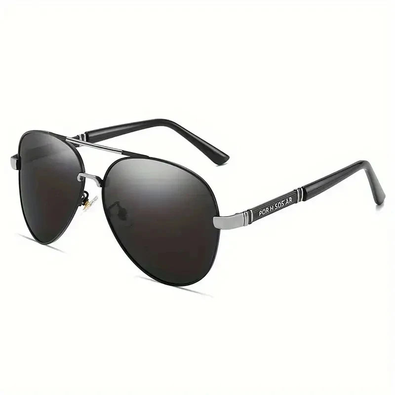 Men's Metal Frame Polarized Sunglasses