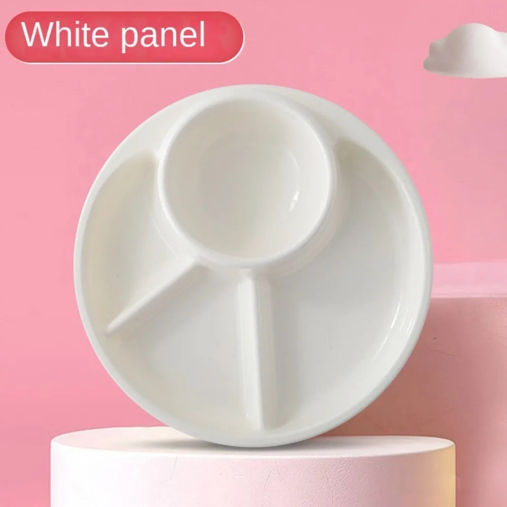 Round Divided Serving Tray Set