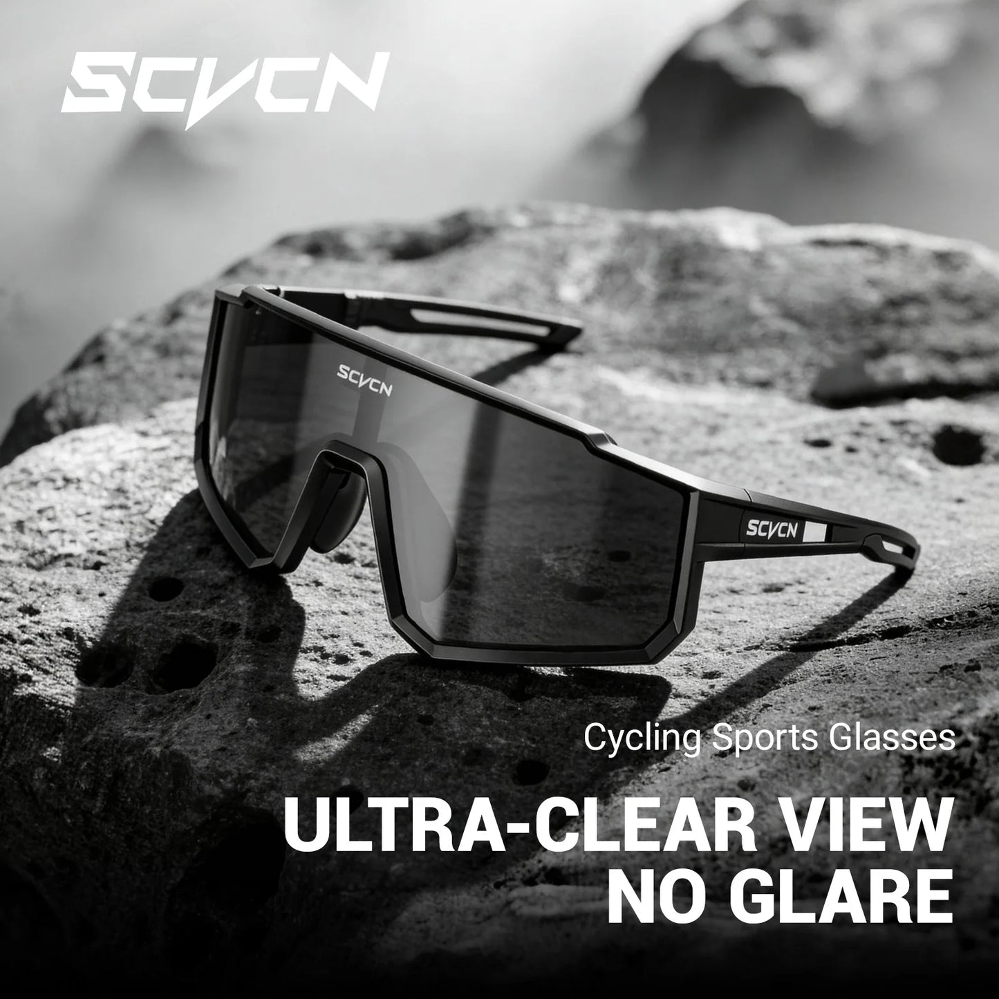 Lunettes de soleil polarisées UV400 pour vélo pour hommes