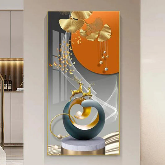Golden Ginkgo Leaves 5D DIY Diamond Painting's