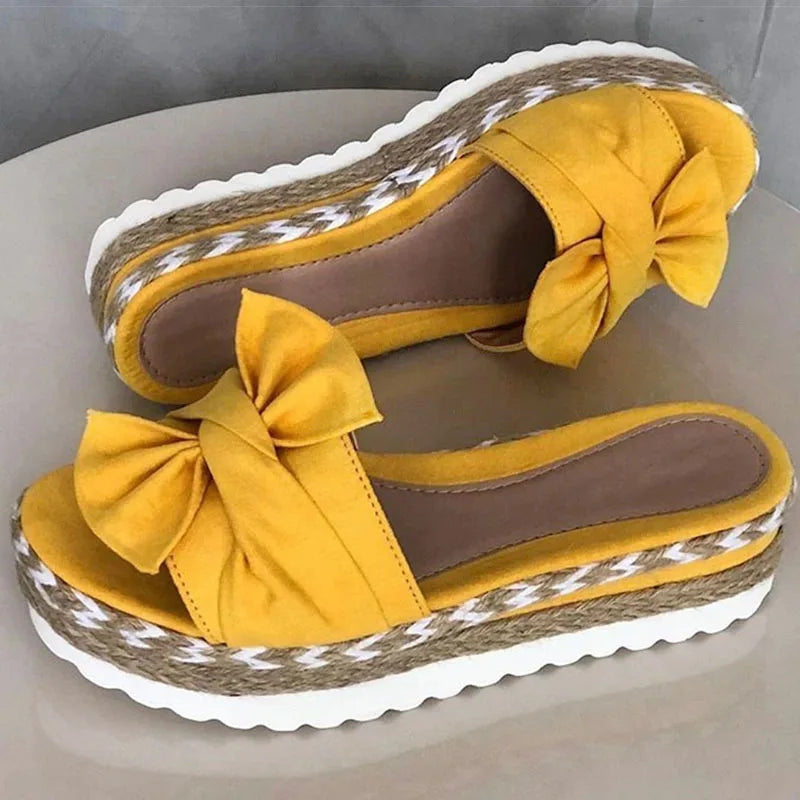 Women's Summer Heeled Slippers