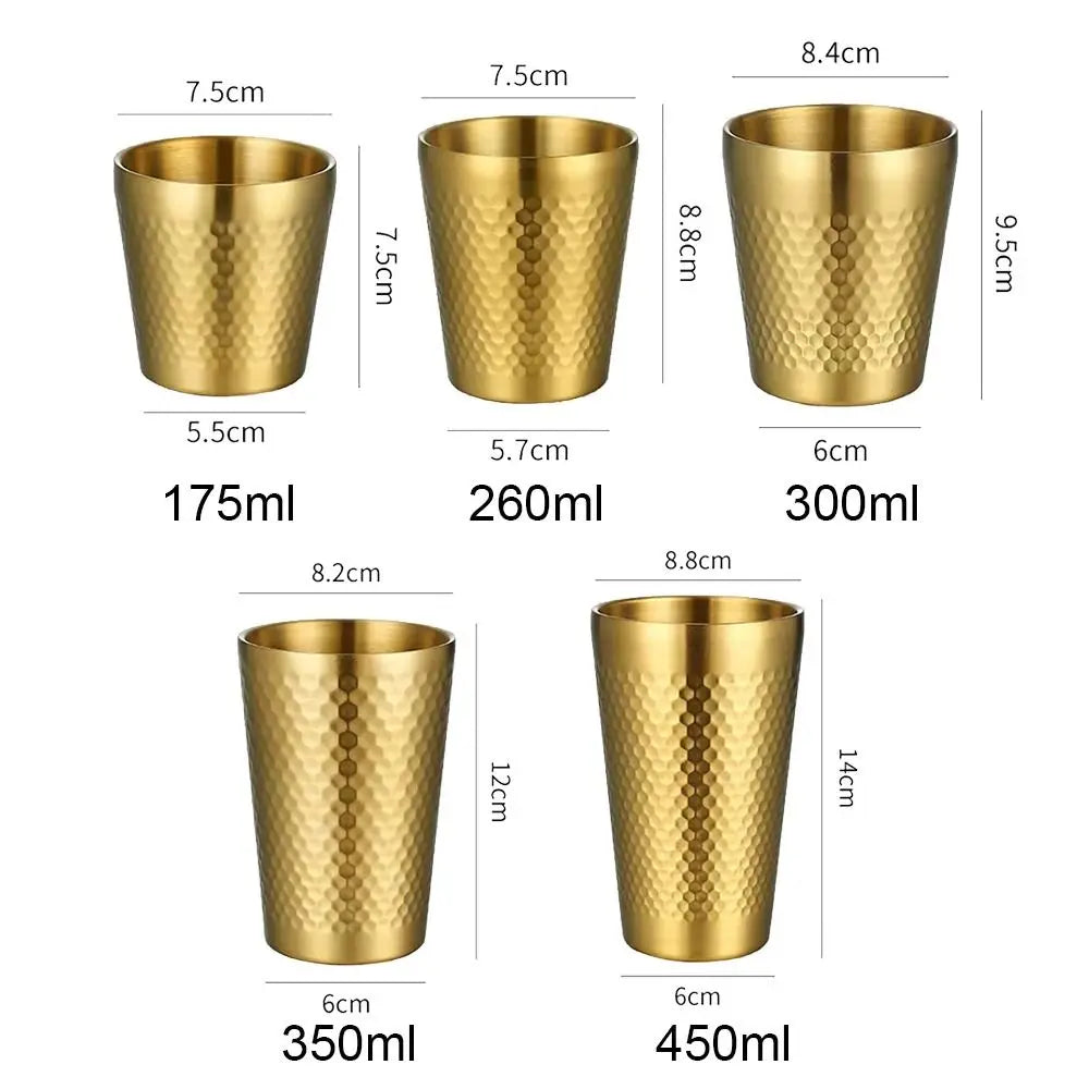 Double-Wall Stainless Steel Beer Cups