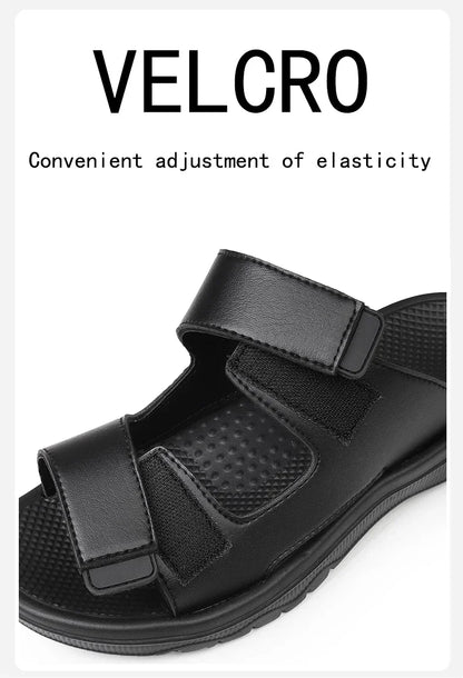 Lightweight Weave Men's Leather Sandals