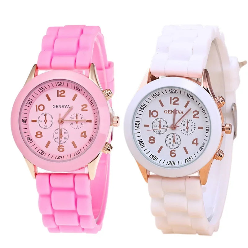 Unisex Silicone Quartz Fashion Watch