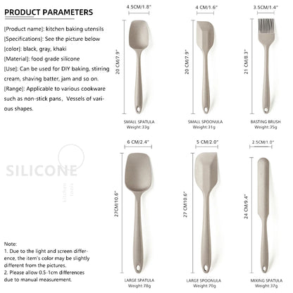 Outils de cuisine flexibles en silicone