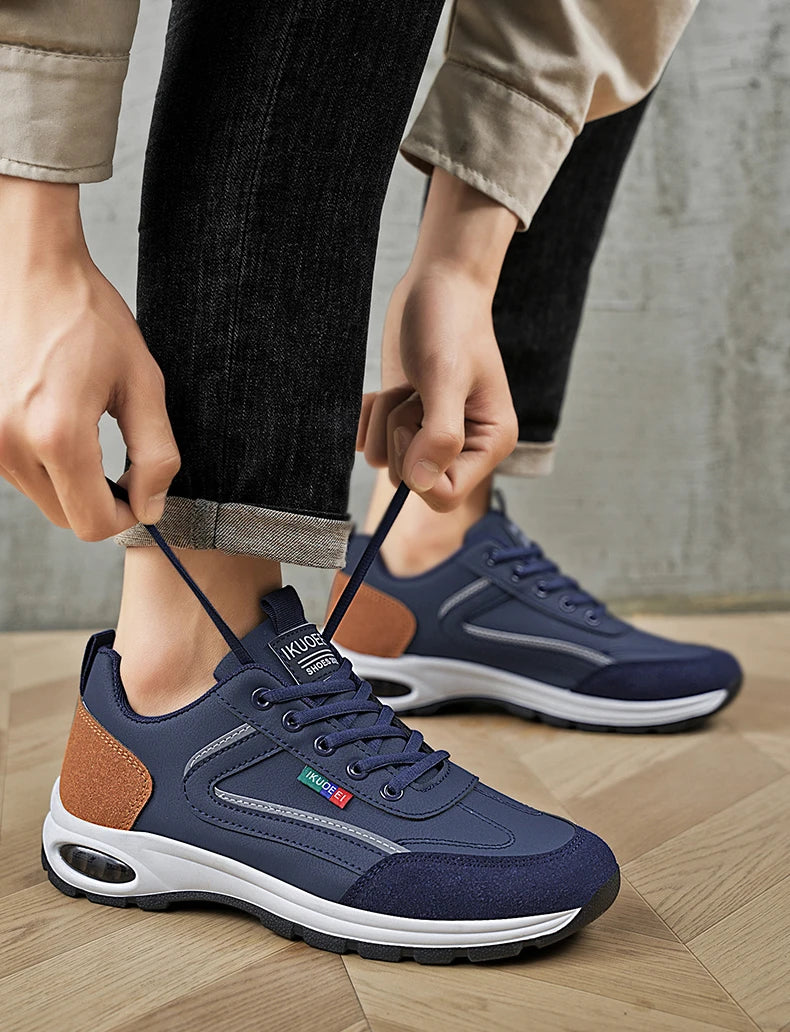 Men's Leather Sneakers for Running & Jogging