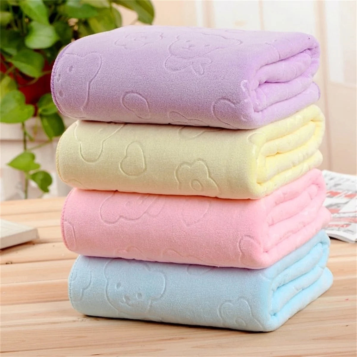 Microfiber High Absorbent Baby Bath Towel