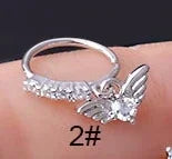 Anneaux de nez pendants en forme de cœur pour femmes