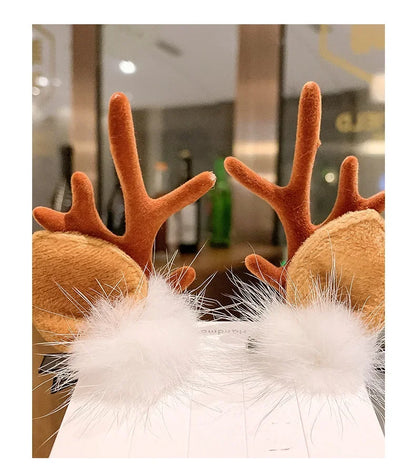 Christmas Reindeer Antlers Headband