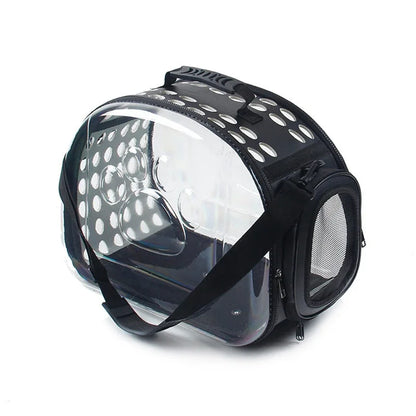 Transparent Foldable Outdoor Pet Carrier Handbag