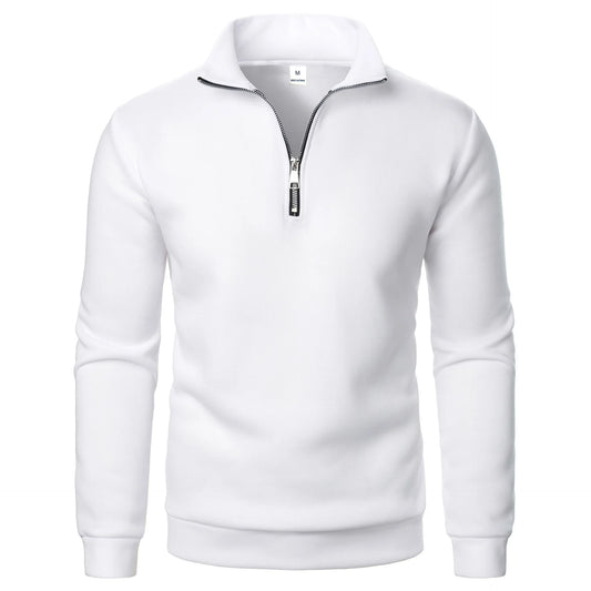 Autumn Men's Oversize Half-Zip Sweatshirt