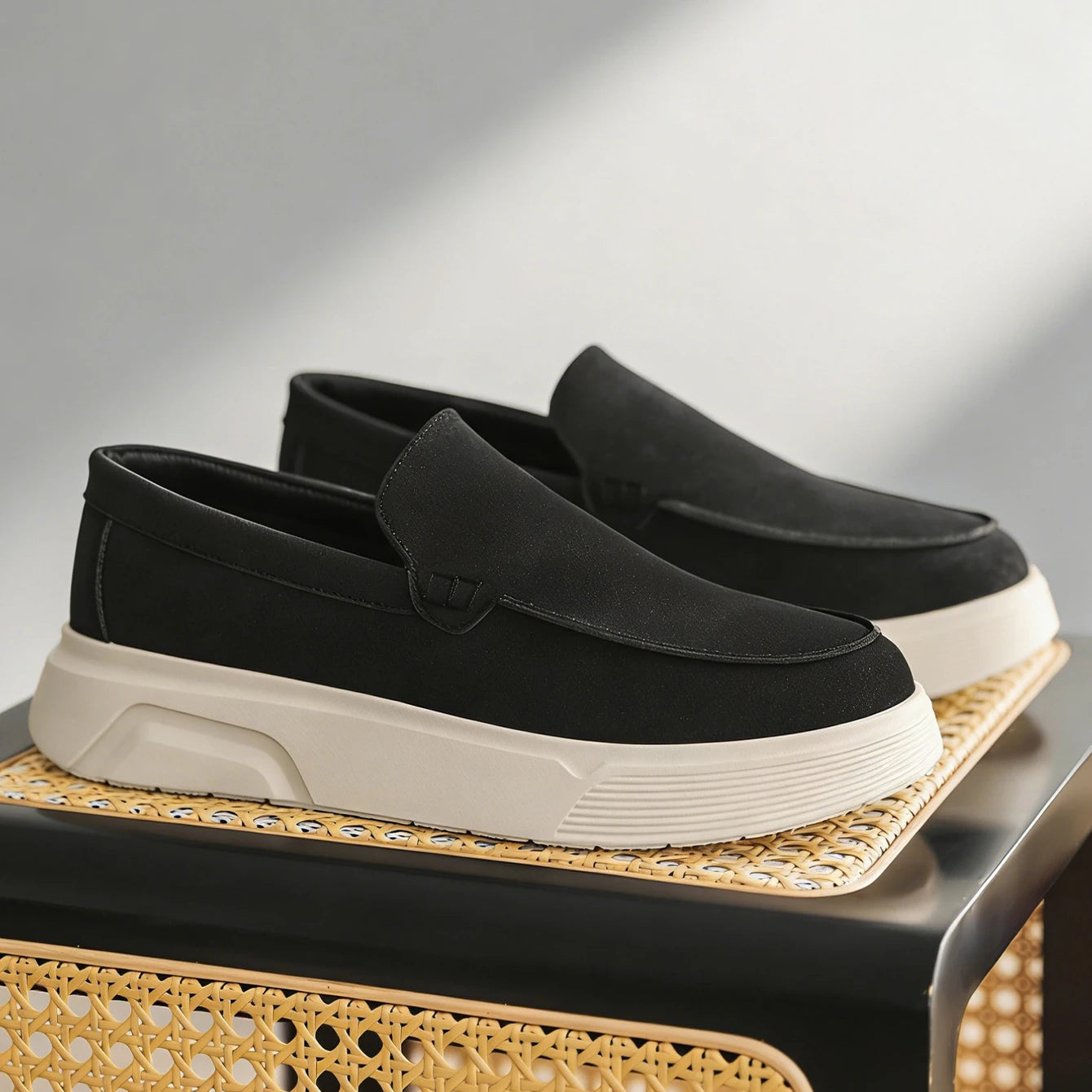 Mocassins en cuir de haute qualité pour hommes