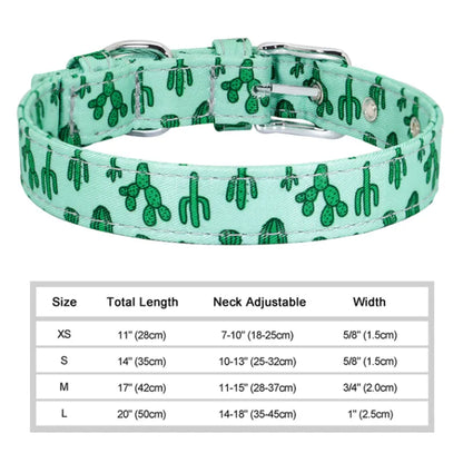 printed dog collar