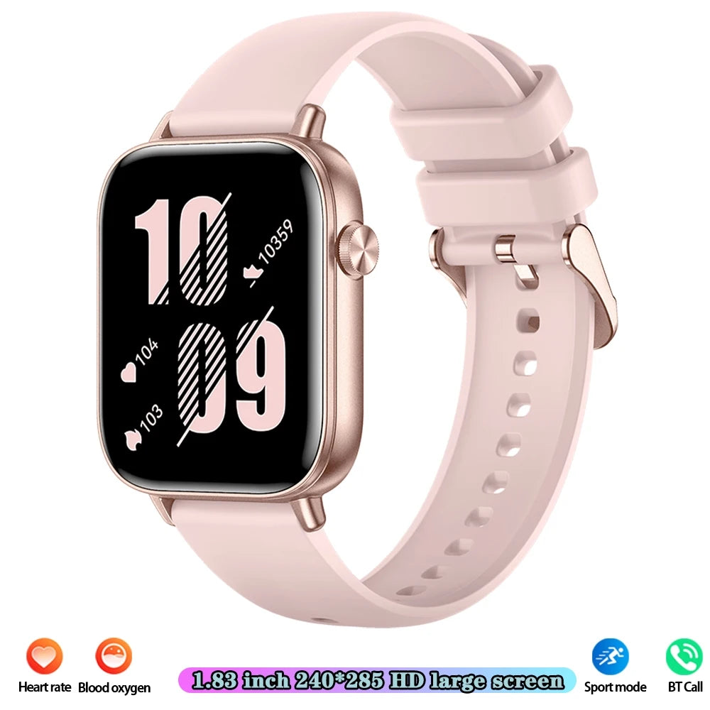 Unisex HD Touch Screen Sports Fitness Tracker Bluetooth Call Smartwatches