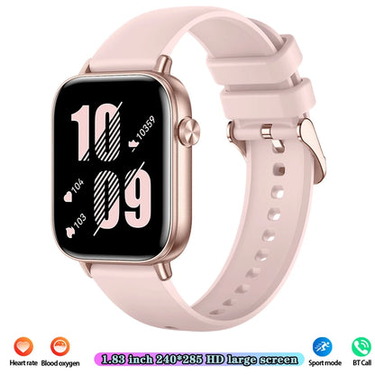 Unisex HD Touch Screen Sports Fitness Tracker Bluetooth Call Smartwatches