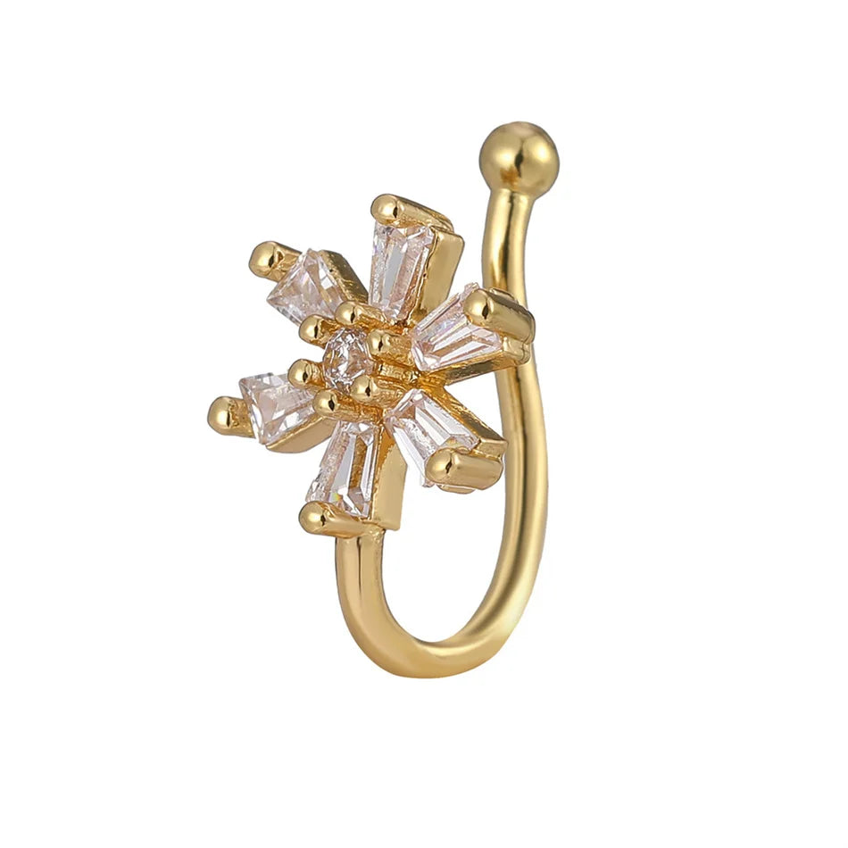 Schicke Nasenmanschetten mit Zirkonia