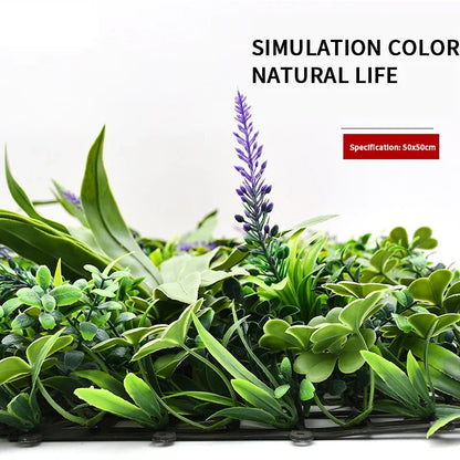 Haie topiaire artificielle en buis protégée contre les UV