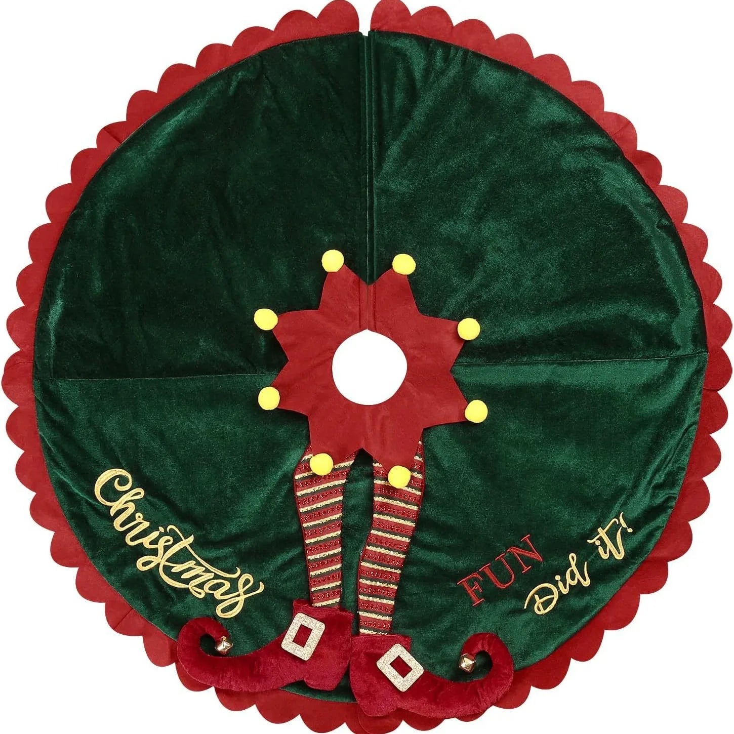 mini christmas tree skirt
