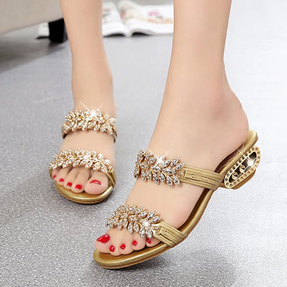 Bohemian Gold Summer Sandals