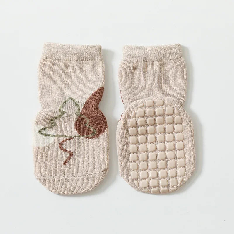 Chaussettes bébé en pur coton à imprimé dessin animé