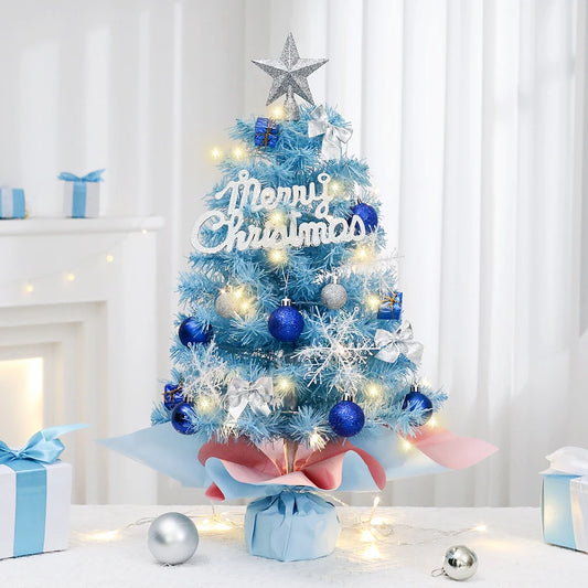 Indoor Blue Small Christmas Tree