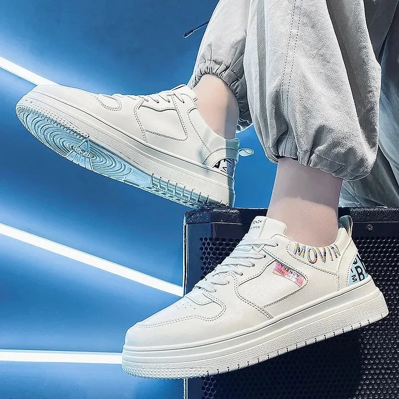 Baskets décontractées à lacets et plateforme