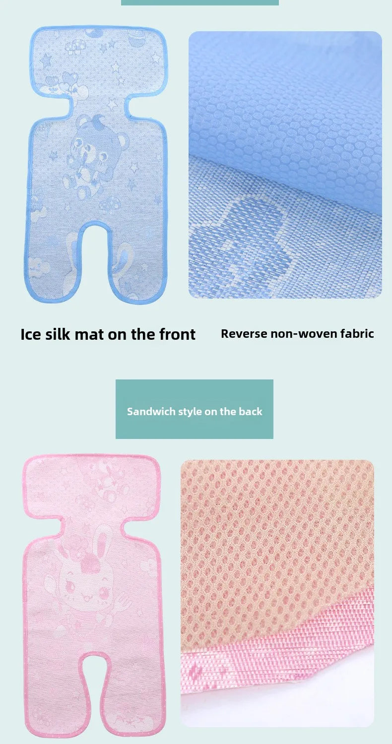 Universal Baby Stroller Washable Cooling Seat Mat