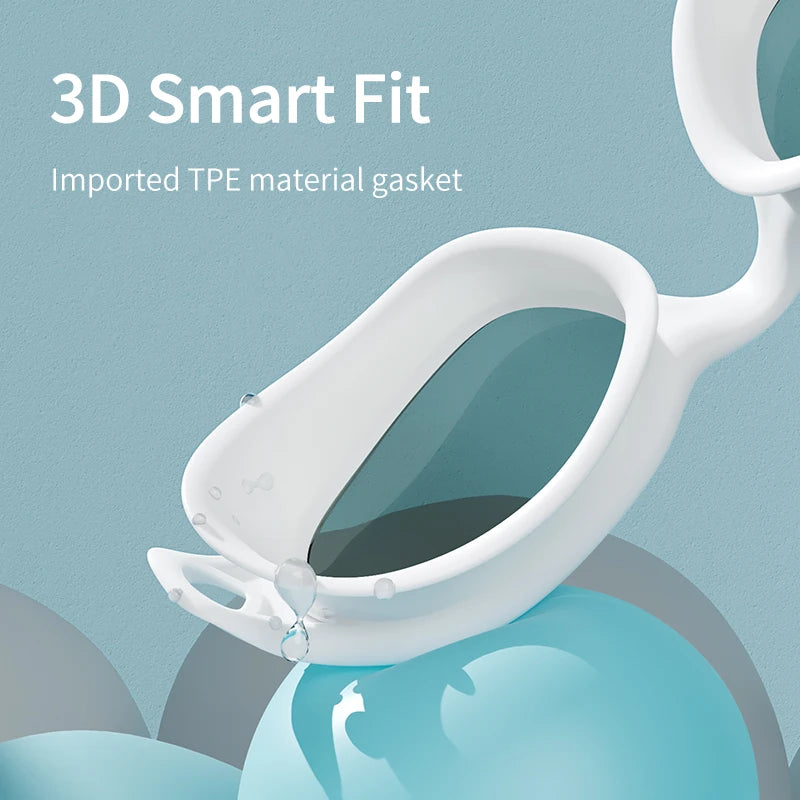 Lunettes de natation antibuée HD réglables