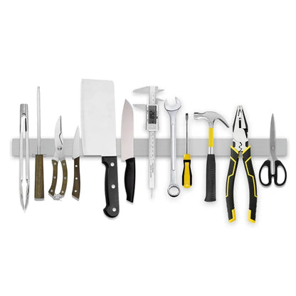 Wall-Mounted Stainless Steel Knife Holder Organizer Rack