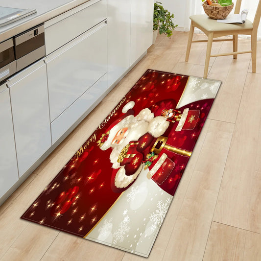 Christmas Washable Kitchen Floor Mat