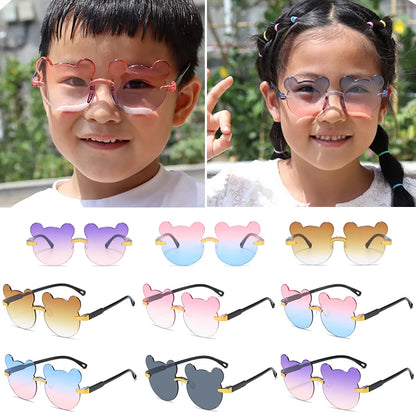 Unisex Summer Anti-UV UV400 Rimless Sun Glasses