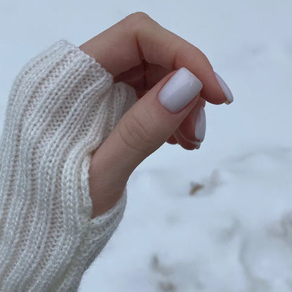 Winter Knitted Fingerless Gloves