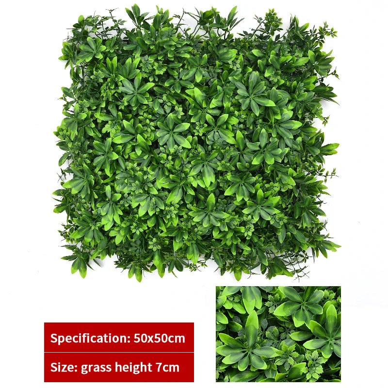 Haie topiaire artificielle en buis protégée contre les UV