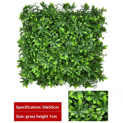 Haie topiaire artificielle en buis protégée contre les UV