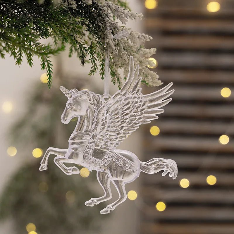 unicorn christmas ornament
