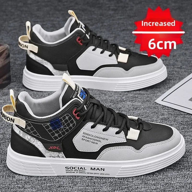 Baskets décontractées à lacets et plateforme