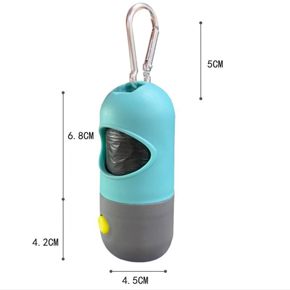 Portable LED Dog Waste Bag Dispenser