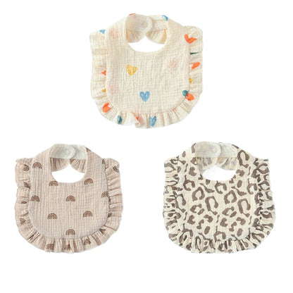 Ensemble bavoir trois pièces pour bébé automne/hiver