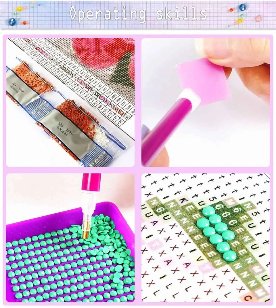 Nouveautés Evershine : broderie diamant, tasse à thé, peinture, feuilles