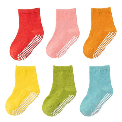 Chaussettes trampoline antidérapantes pour bébé, grandes tailles