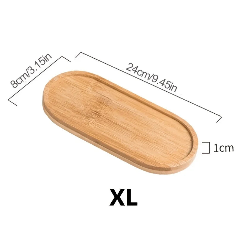 Waterproof Bamboo Wooden Pallet Rectangular Basin Tray