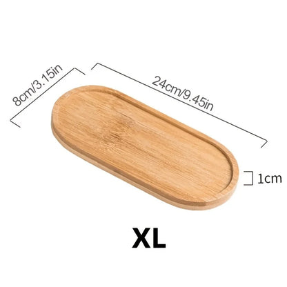 Waterproof Bamboo Wooden Pallet Rectangular Basin Tray