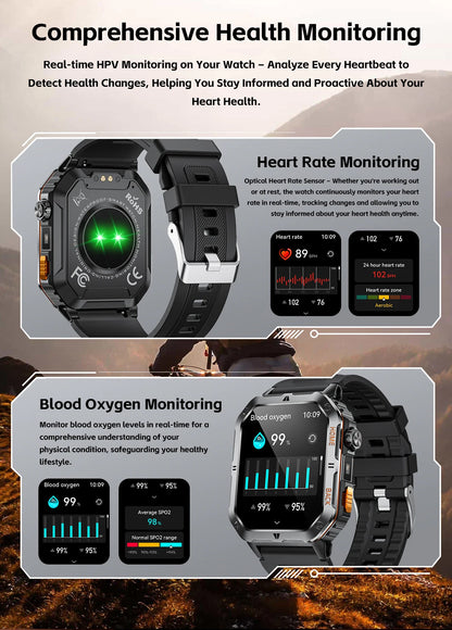 Nouvelle montre intelligente Bluetooth HD pour hommes