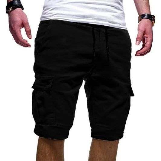 Summer Streetwear Solid Half Length Shorts