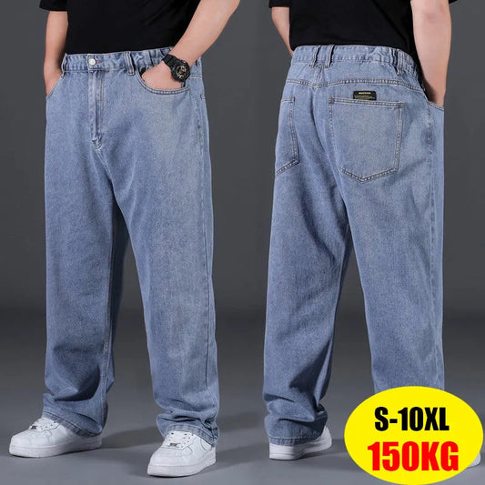 Streetwear Plus Size Cargo Herrenjeans