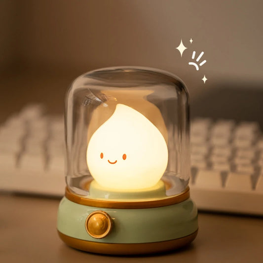 Rechargeable Mini Desktop LED Night Lamp