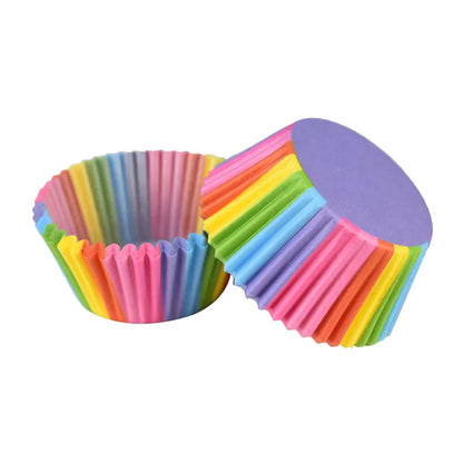 100Pcs Muffin Cupcake Paper Cups