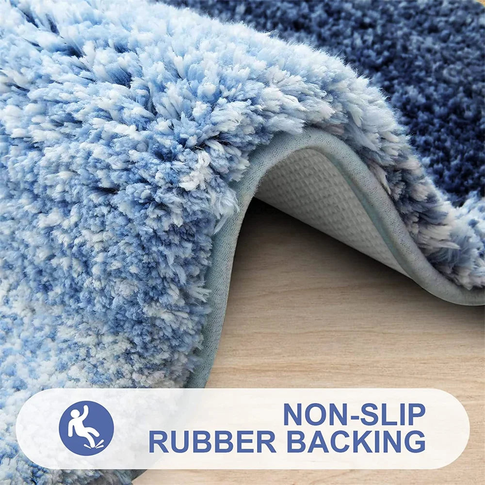 Tapis absorbants pour sol de bain en microfibre douce