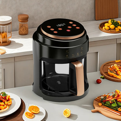 Multi-functional LED Touchscreen Automatic Oil-free Fryer